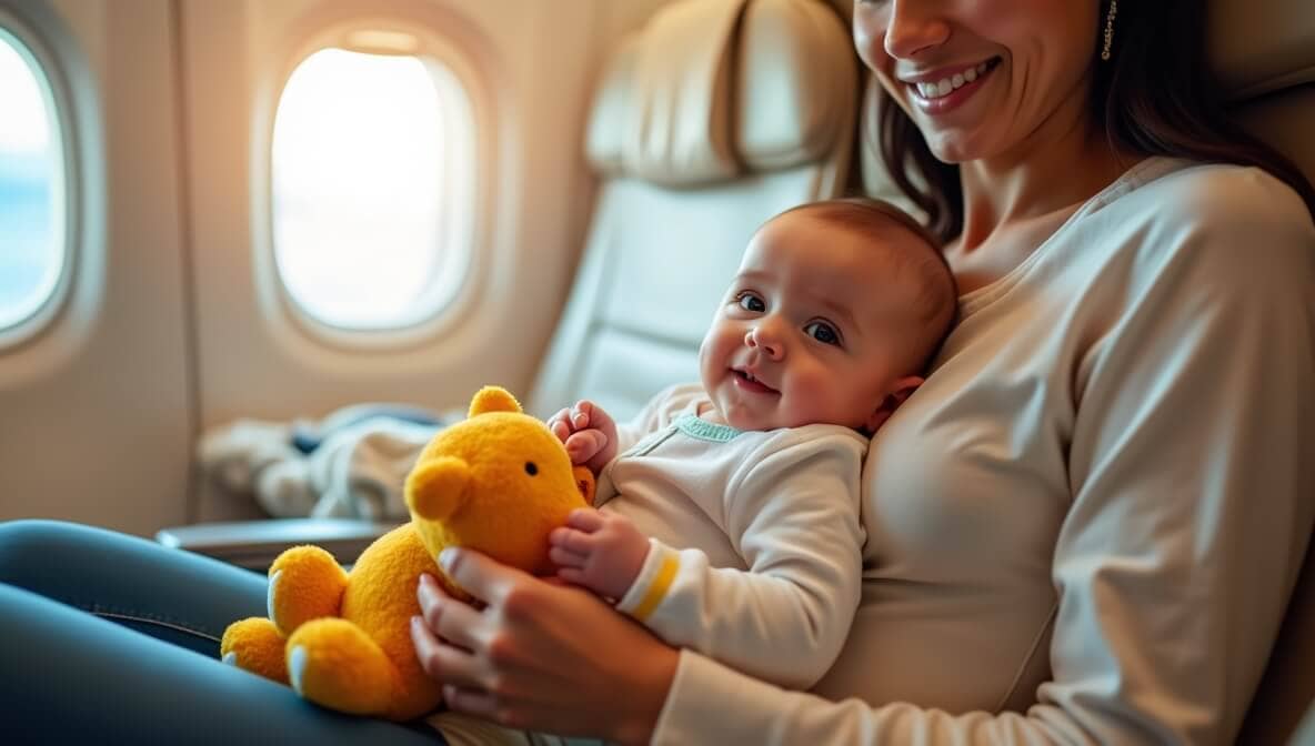 flying with a newborn